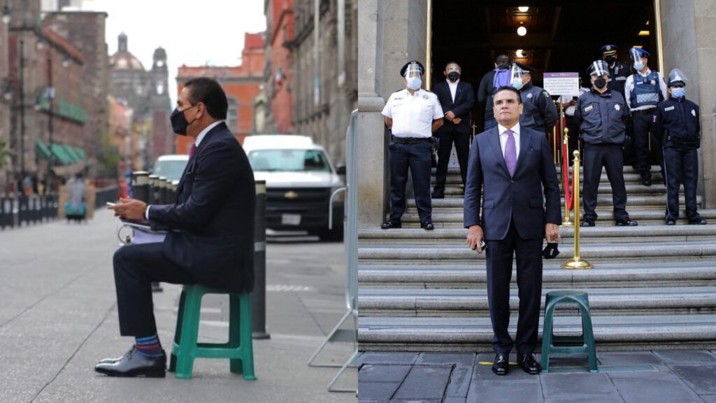 Silvano Aureoles llega ahora a la SCJN con todo y banquito