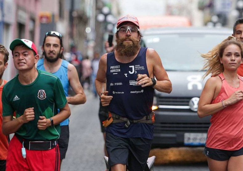 El “Forrest Gump Alemán” ya está en Quintana Roo