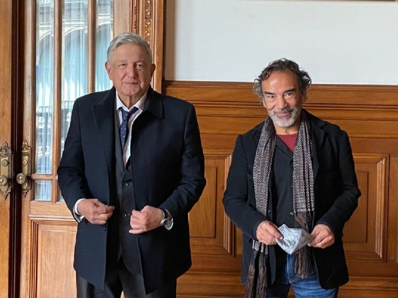 López Obrador elogia a Damián Alcázar: «es el mejor actor mexicano»