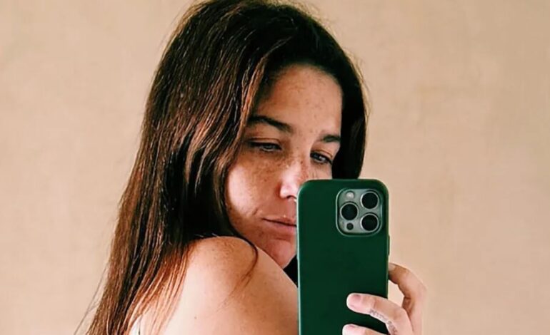 Juana Repetto apuntó contra sus haters y mostró cómo está su cuerpo a dos semanas del parto: “Tengo otras prioridades”